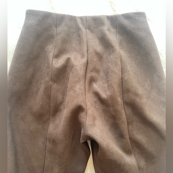 Brown Suede WORN 1X Banana Republic 00P Skinny Tailored Stretch Pants 🍁🍂 - Picture 13 of 14